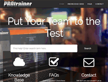 Tablet Screenshot of barmetrixprotrainer.com